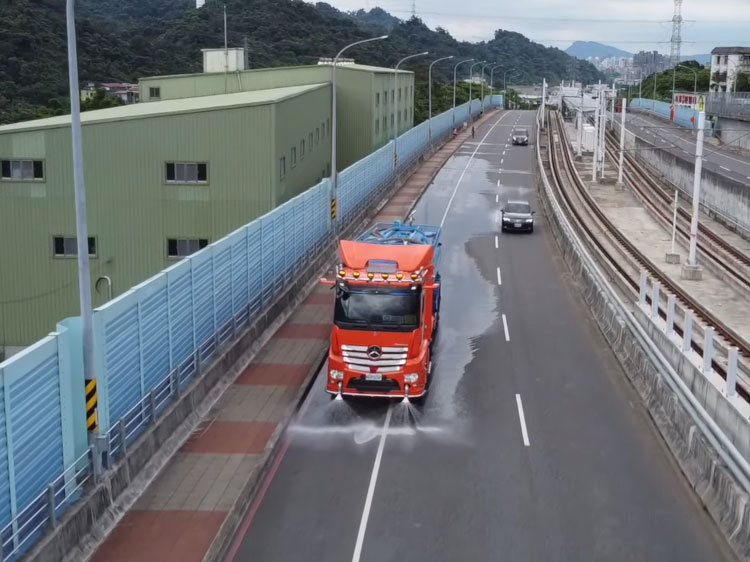 道路清洗降溫